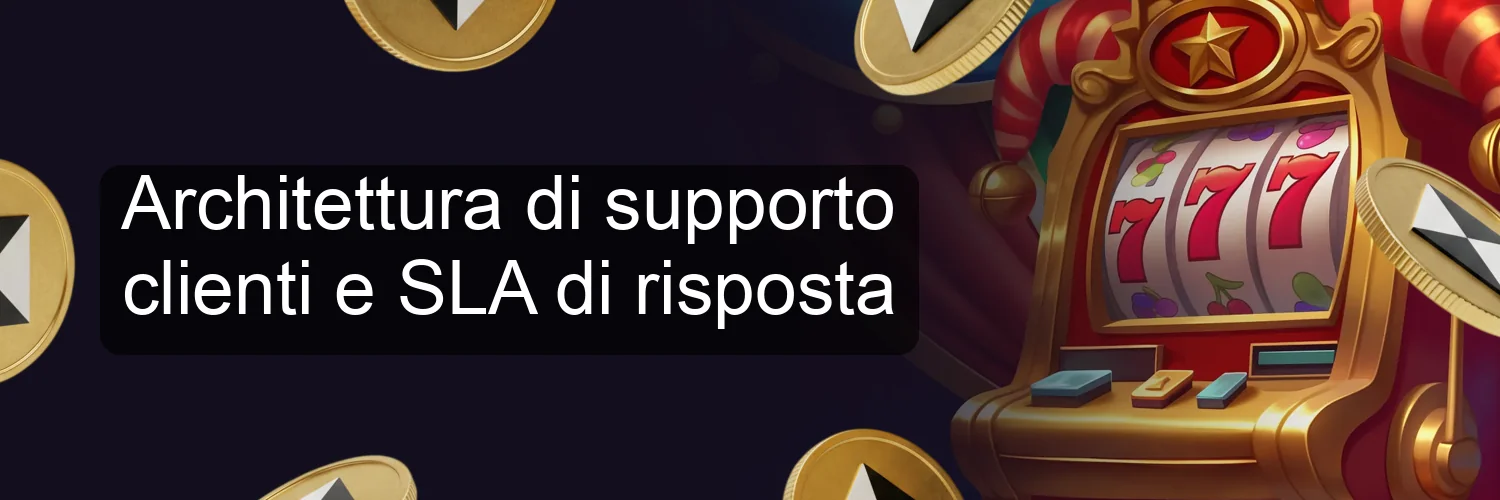 Architettura di supporto clienti e SLA di risposta